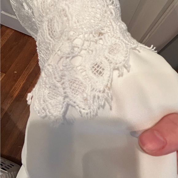 Kite And Butterfly Rena Bohemian White Wedding Dress like new - Picture 8 of 16